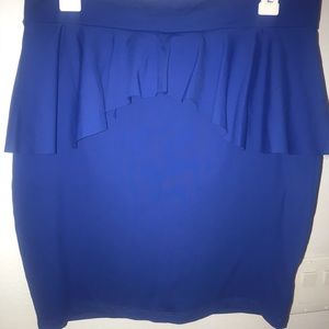 Bebe Peplum Skirt size L